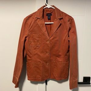 ⚫️ GAP ⚫️ - vintage 90s rust colored tailored blazer - size small